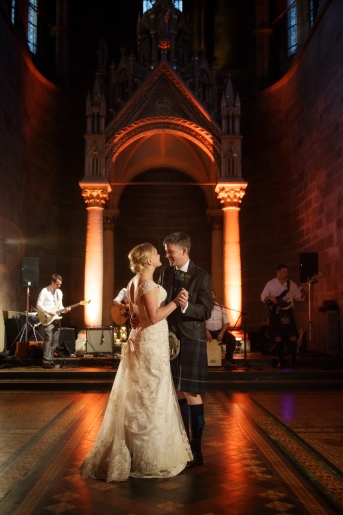 First dance as a married couple - wedding dance - photo credit Blue Sky Photography 