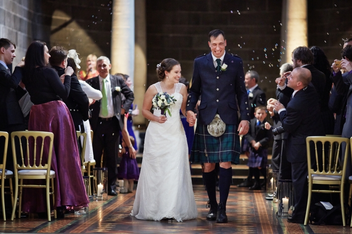 Just married - early spring wedding at the Signet Library