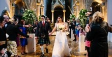 Enchanting Valentine's Day wedding in the heart of Edinburgh