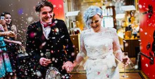 Angels themed wedding of Lucy and Dougie 