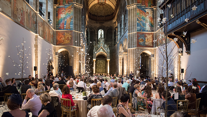 wedding breakfast at Mansfield Traquair in Edinburgh 