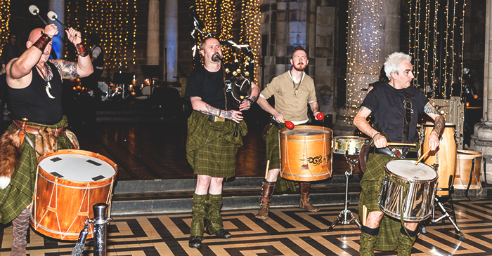 Clann an drumma  - tremendous opener for any event.  They look and play fierce! Photographer: Philip Stanley Dickson www.psdphotography.co.uk