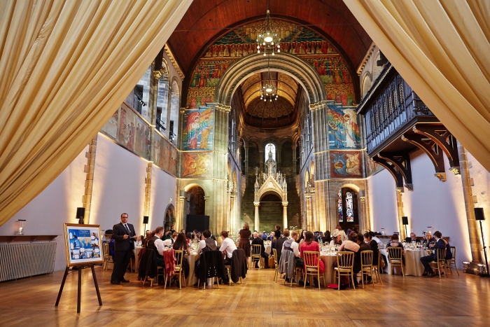 Wedding breakfast - spring wedding in Edinburgh 