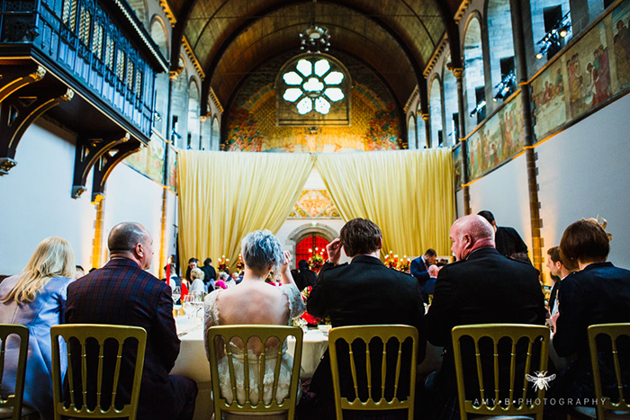 Wedding breakfast at Mansfield Traquair in Edinburgh