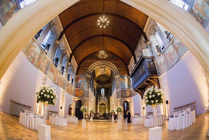 Mansfield Tranquair set for a wedding in Edinburgh